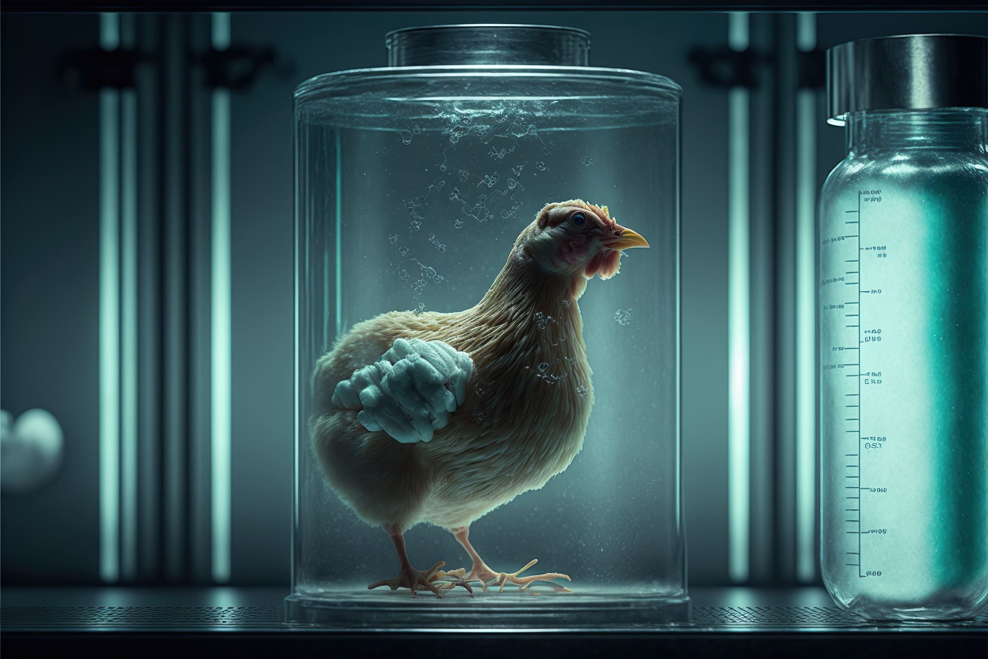 Les États-Unis autorisent la vente de viande de poulet cultivée en laboratoire. © tookitook, Adobe Stock