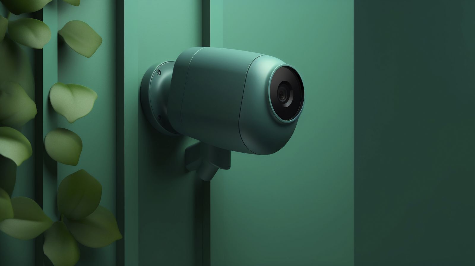 Placez une caméra de vidéosurveillance près de la porte d’entrée de votre logement. © Freepik