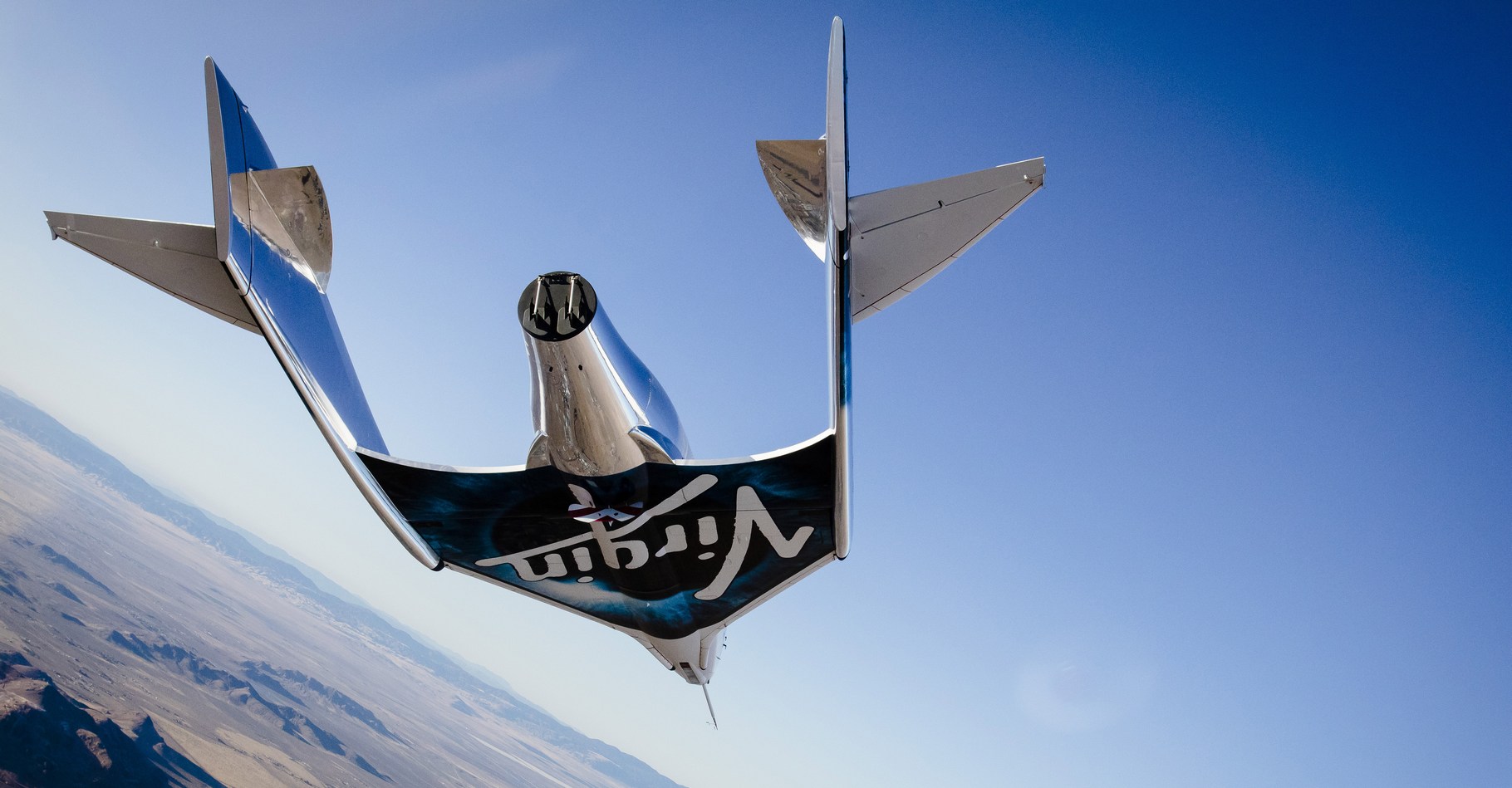 L’avion Orbital Unity de Virgin Galactic est une évolution du SpaceShipTwo créée suite au crash fatal d’octobre 2014. © Virgin Galactic