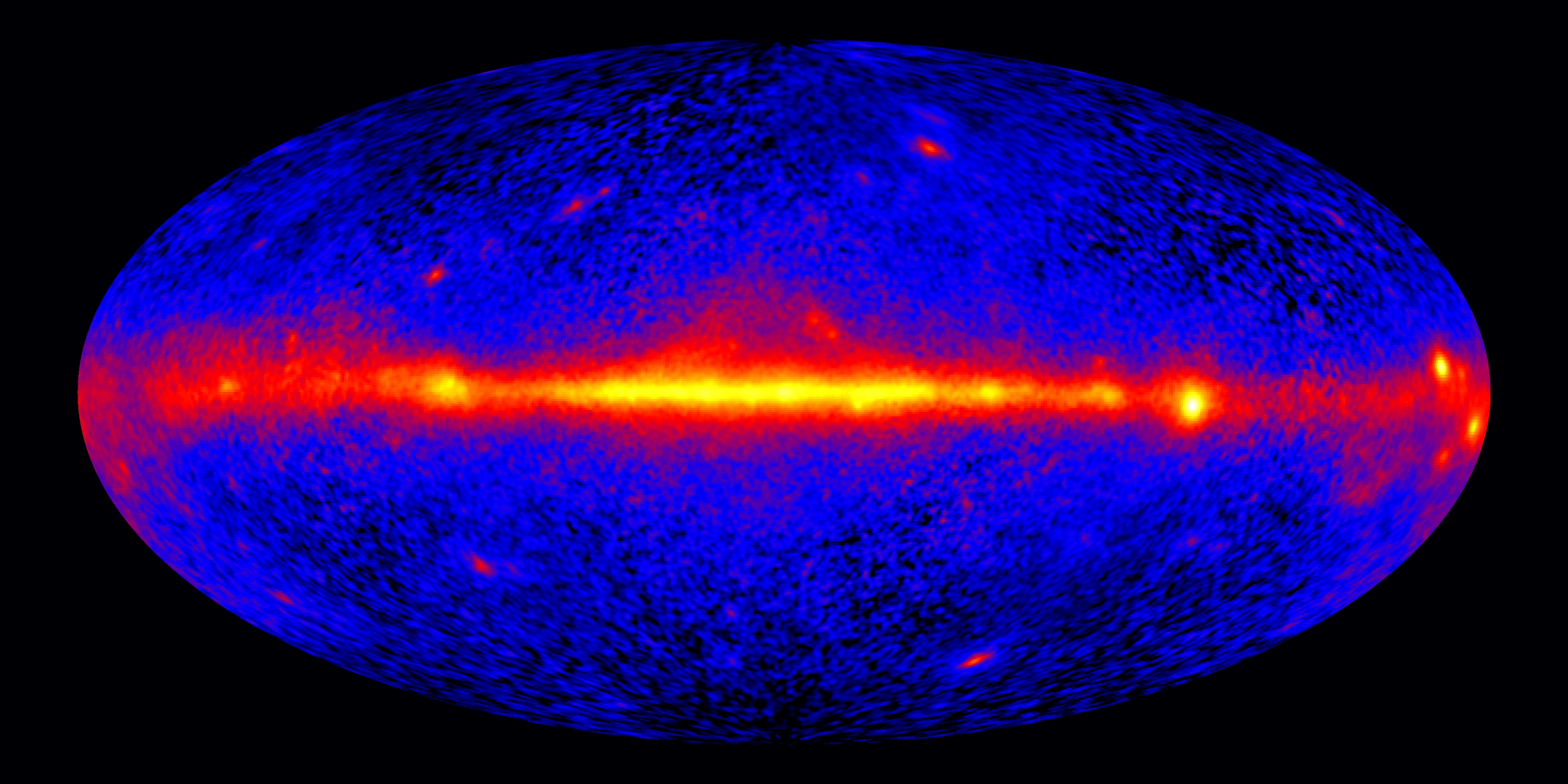 La Voie lactée dans le rayonnement gamma