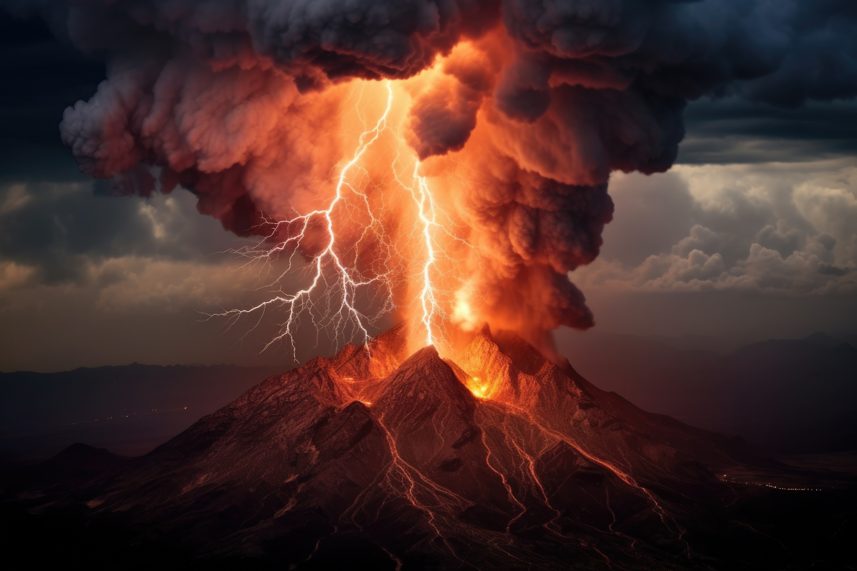 La foudre volcanique se produit au-dessus des volcans qui génèrent les plus hauts panaches de fumée. © Alfazet Chronicles, Adobe Stock