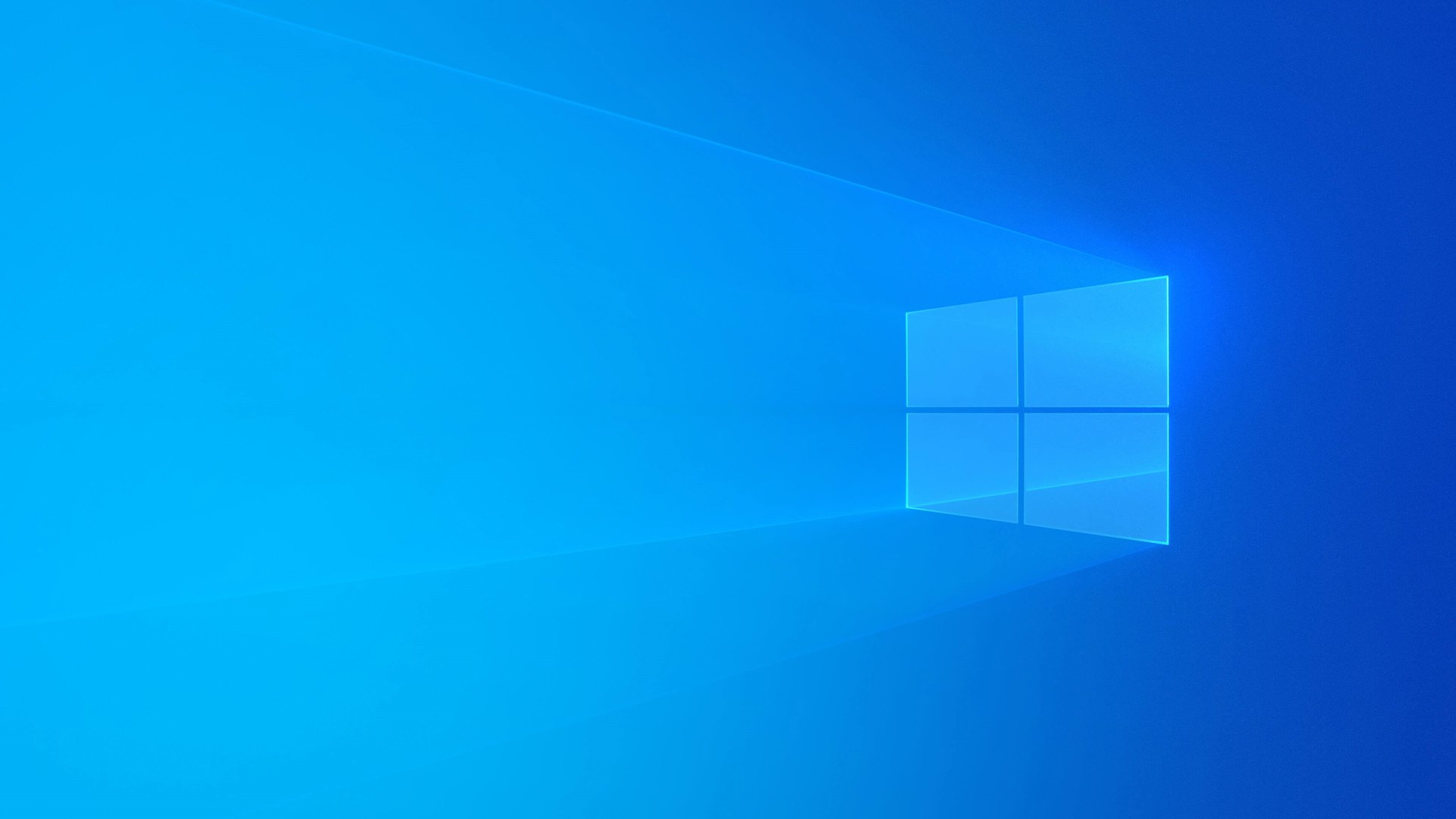Windows 10 preview : fond d'écran du thème clair. © Microsoft