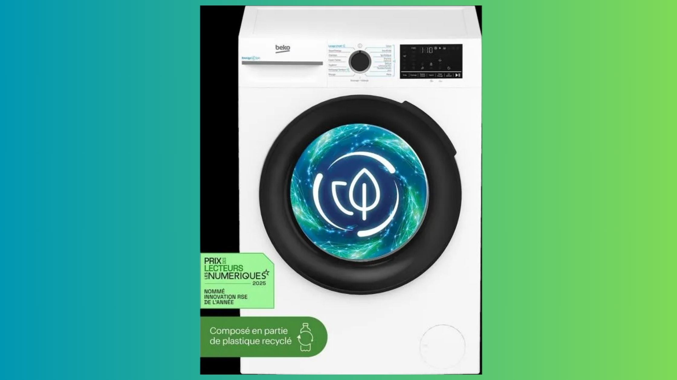 Le lave-linge hublot BEKO Série B300 BM3WFU410411B est désormais affiché à moins de 500 € © Cdiscount 