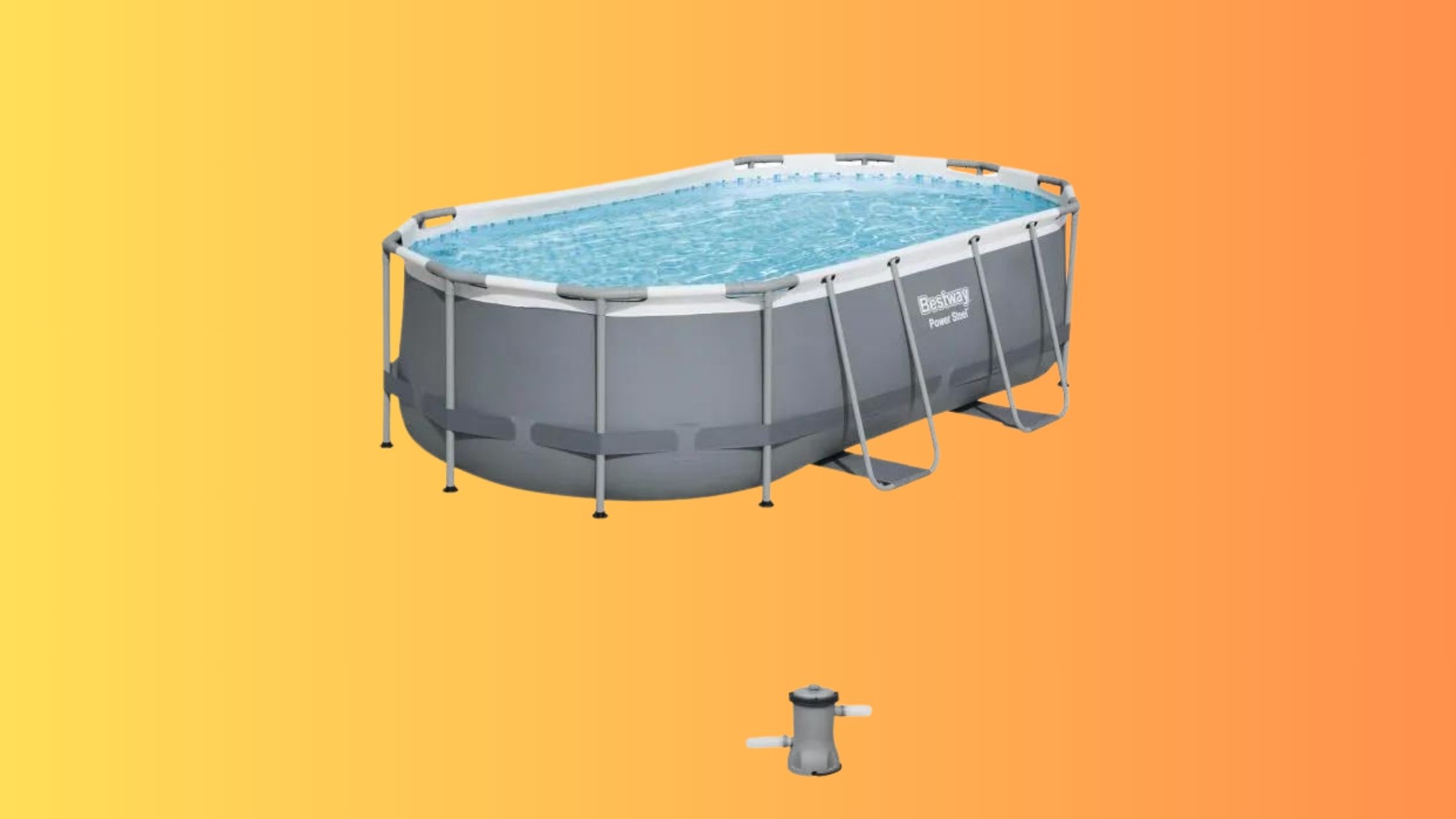 La piscine hors sol tubulaire BESTWAY Power Steel est à bas prix sur ce site de vente en ligne © Cdiscount