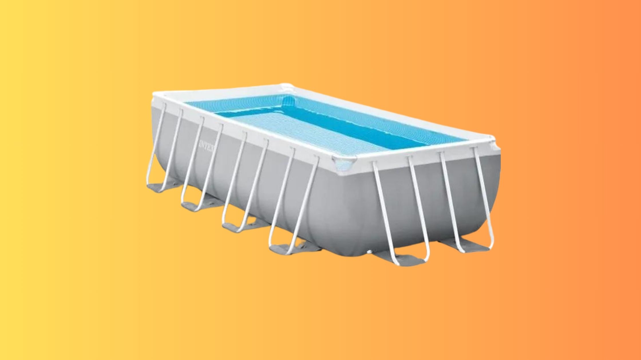 Cette piscine tubulaire rectangulaire INTEX est le bon plan de l'été !