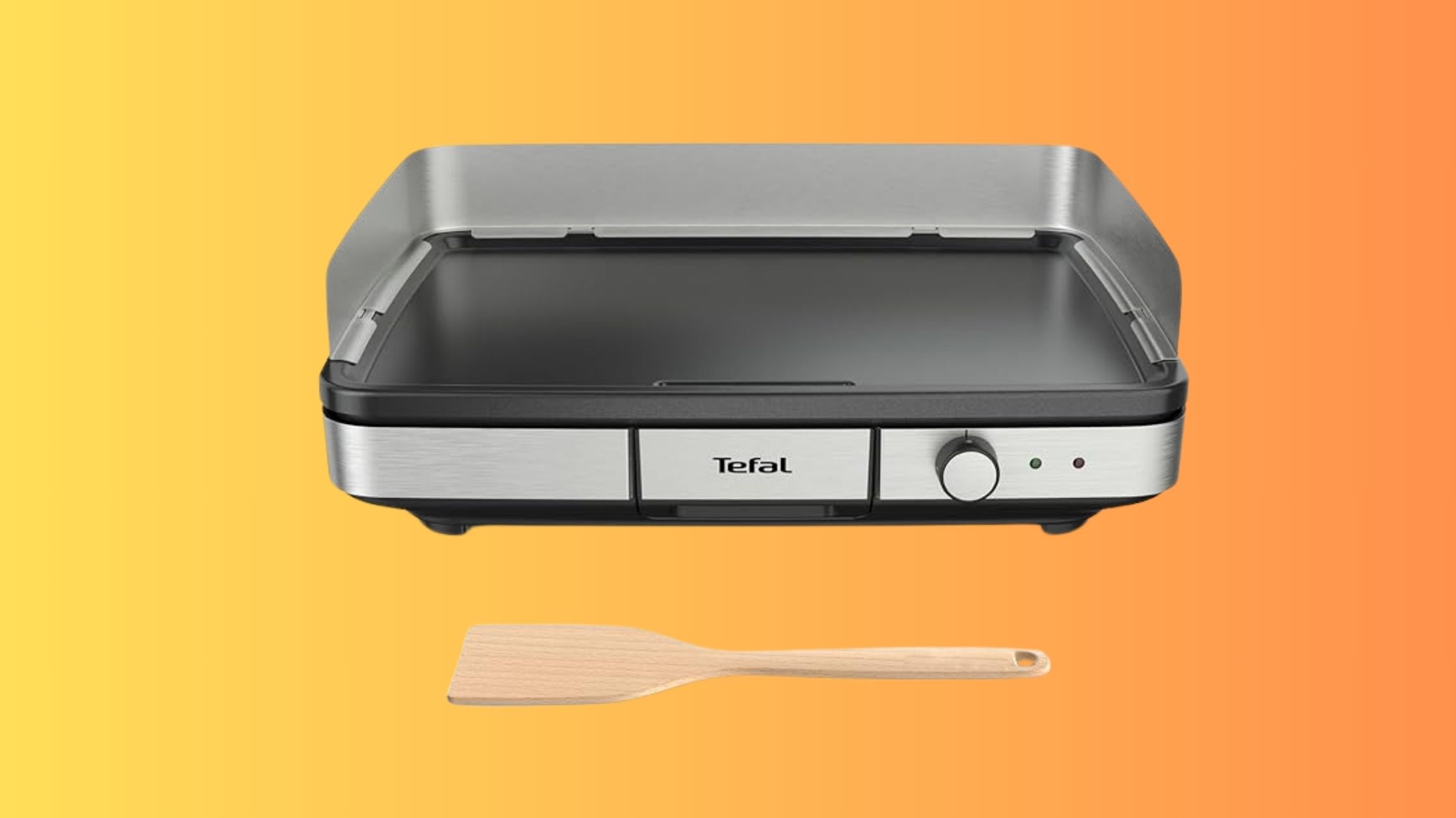TEFAL Plancha électrique + spatule, 12 personnes, Antiadhésif Pare-vent CB690D12 | Rakuten