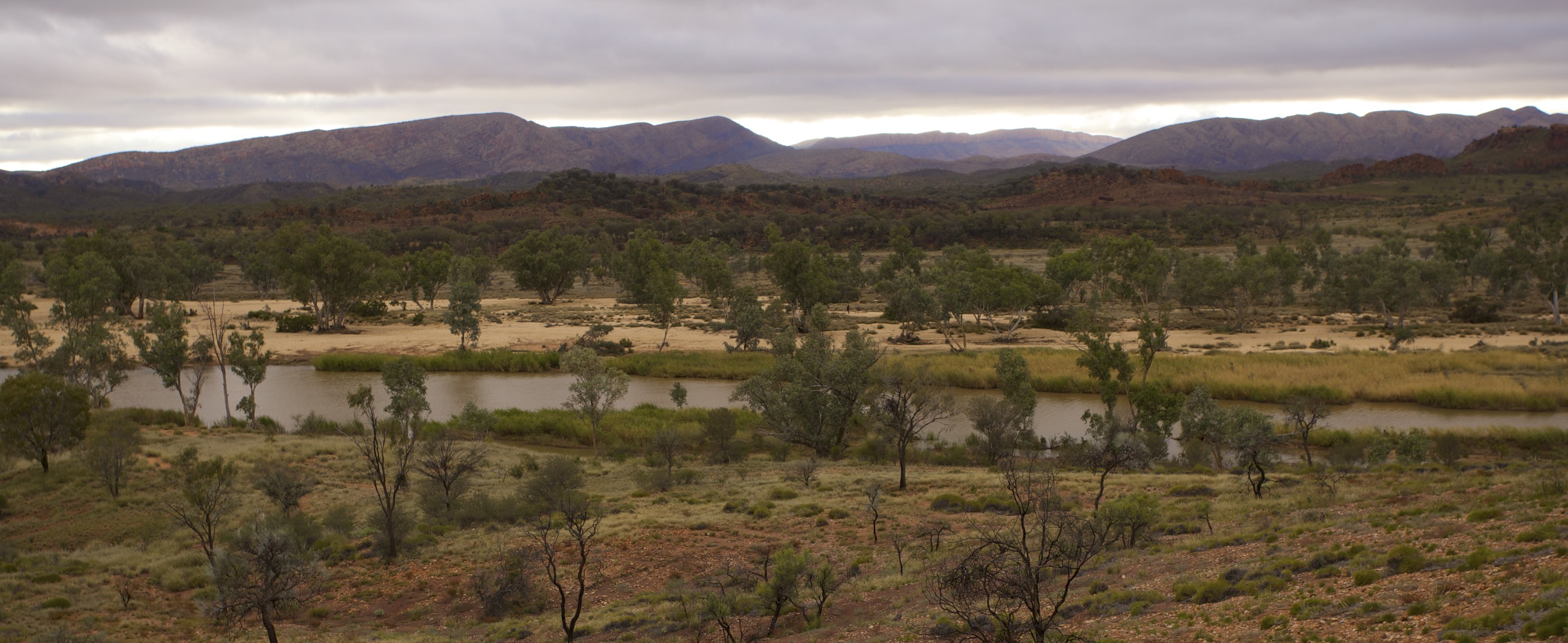 Le fleuve le plus vieux du monde suit son cours en faisant des détours sinueux au beau milieu de l’Australie. © BRJ Inc., Flickr