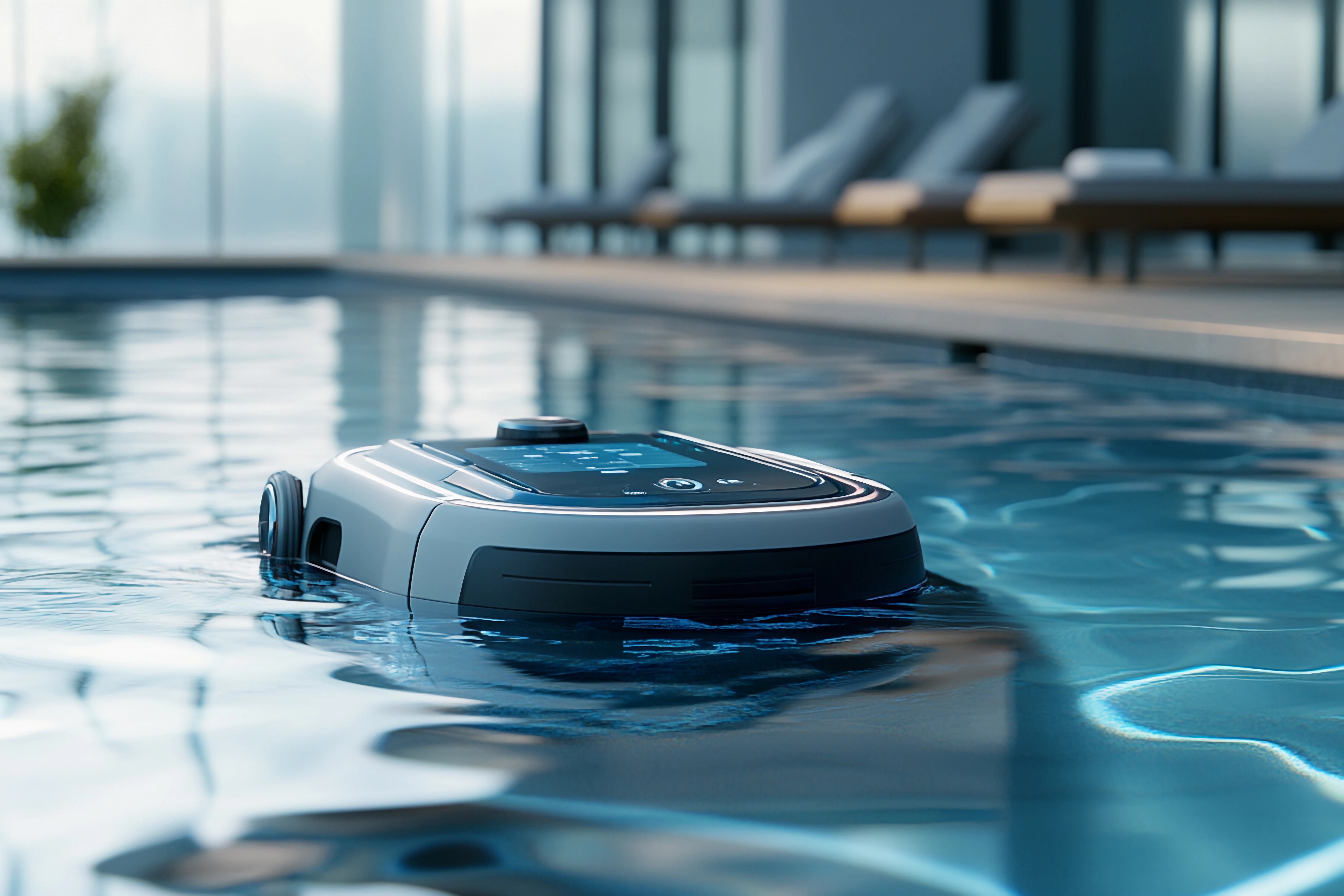 Les robots de piscine Dolphin offrent une solution efficace et automatisée pour garder une eau propre tout au long de la saison © Ruslan, Adobe Stock