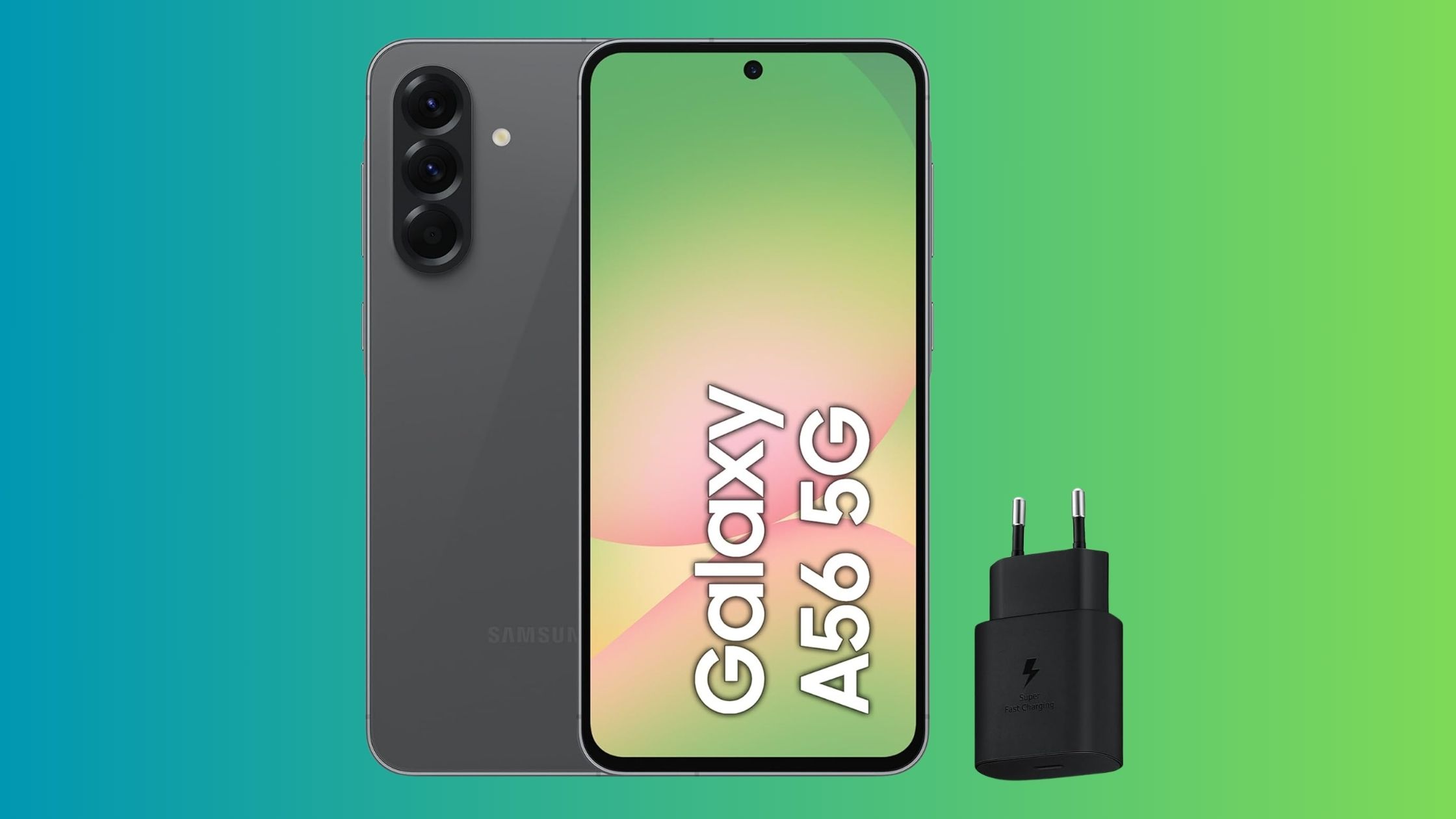 Sur Amazon profitez d'une belle remise faisant passer le smartphone 5G Samsung Galaxy A56 à moins de 400 € © Amazon