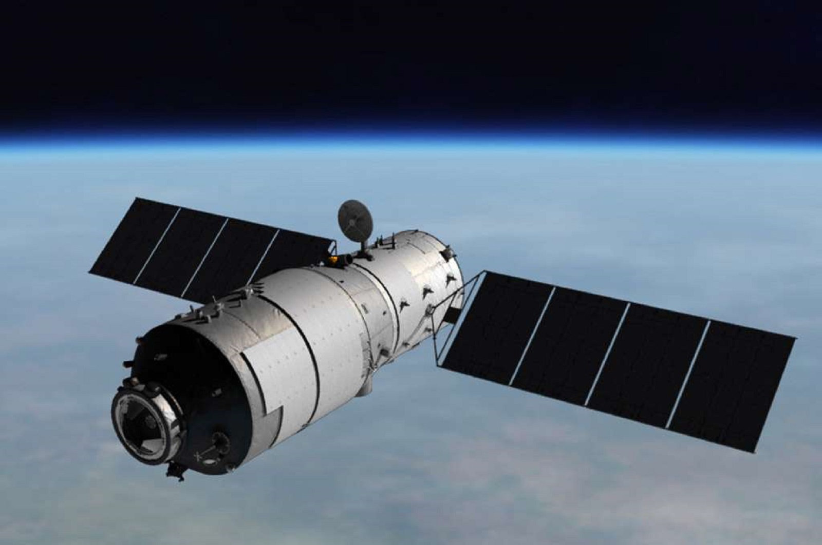 La station spatiale Tiangong-1 est la première station placée en orbite par la Chine. Sa mission consiste à préparer la voie pour de futures stations habitées, Tiangong-2 puis Tiangong-3. © CNSA