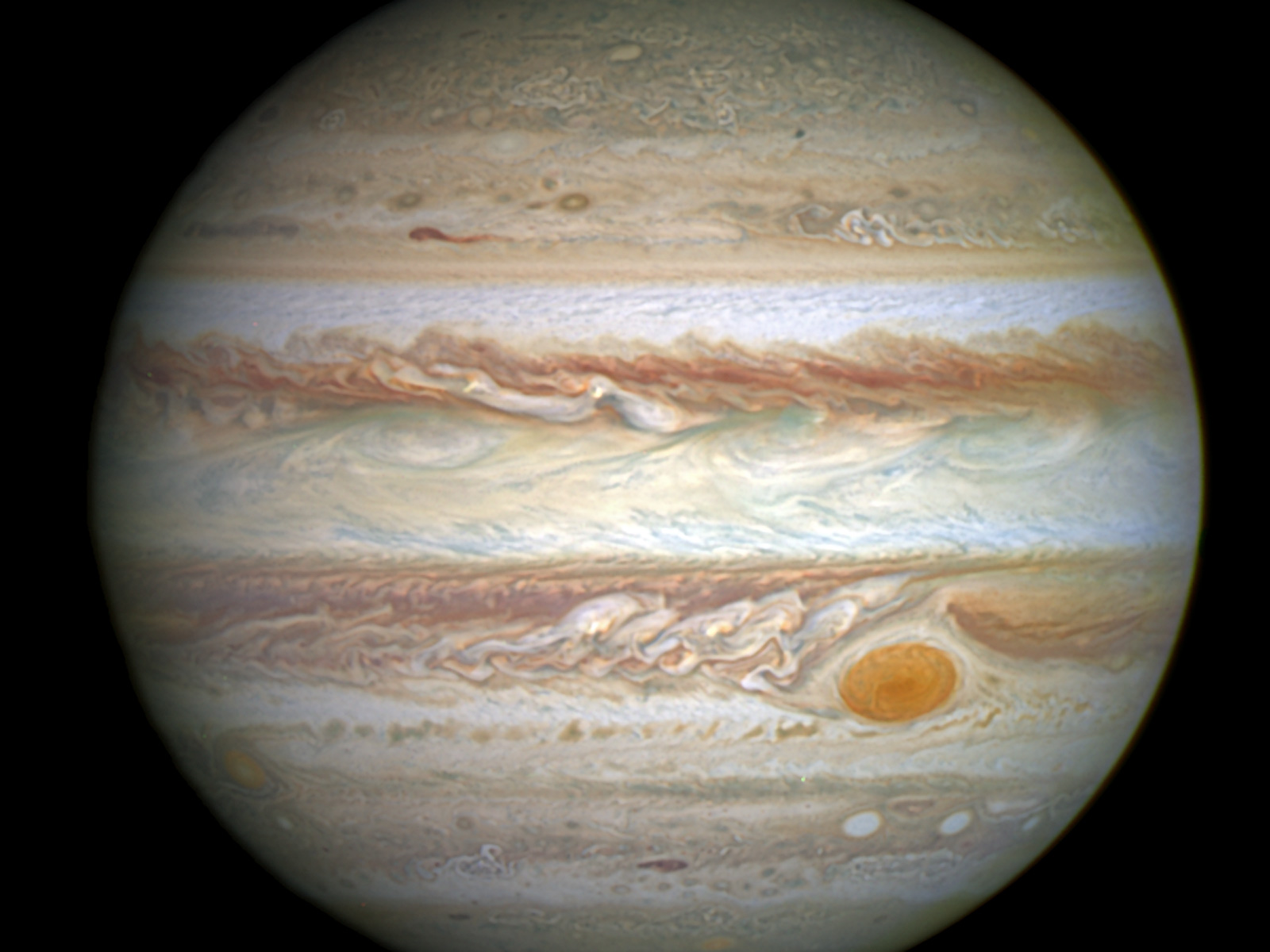 Le buzz du mois : Jupiter, photographiée ici par Hubble le 21 avril 2014, aurait naguère expulsé une planète, géante qui plus est. © Nasa, Esa, A. Simon (Goddard Space Flight Center)