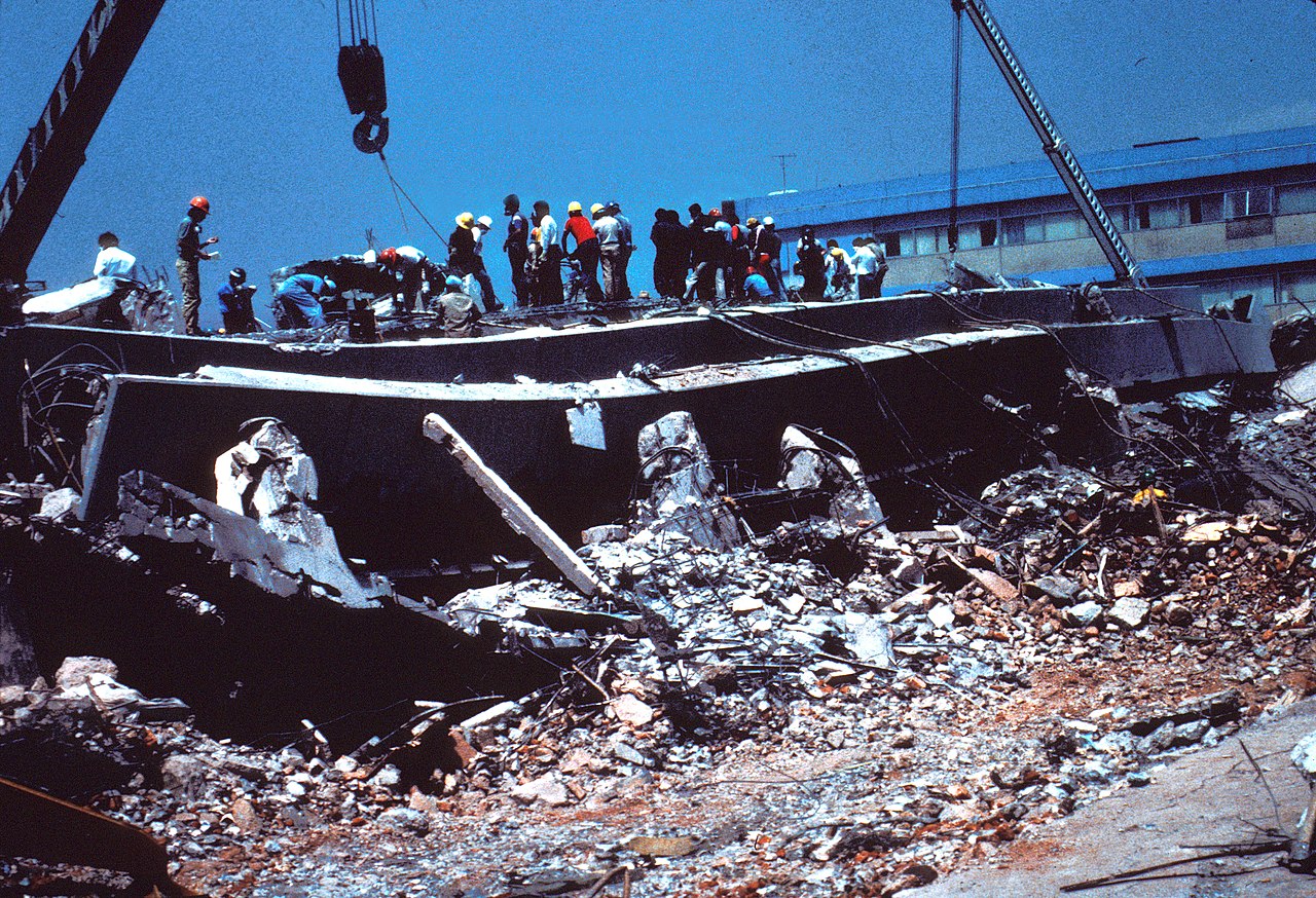 Le séisme du 19 septembre 1985 a été très meurtrier pour la ville de Mexico. © United States Geological Survey, Wikimedia Commons, domaine public