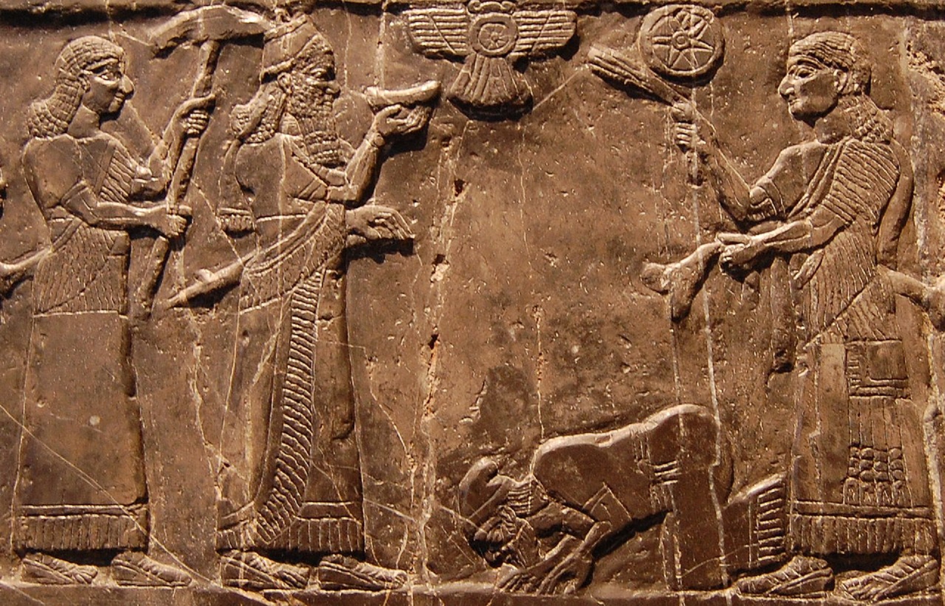 Jehu, le roi d'Israël au début du VIIIe siècle avant J.-C., agenouillé devant le roi d'Assyrie suite à une défaite militaire. © British Museum, Wikimedia Commons, CC BY-SA 3.0
