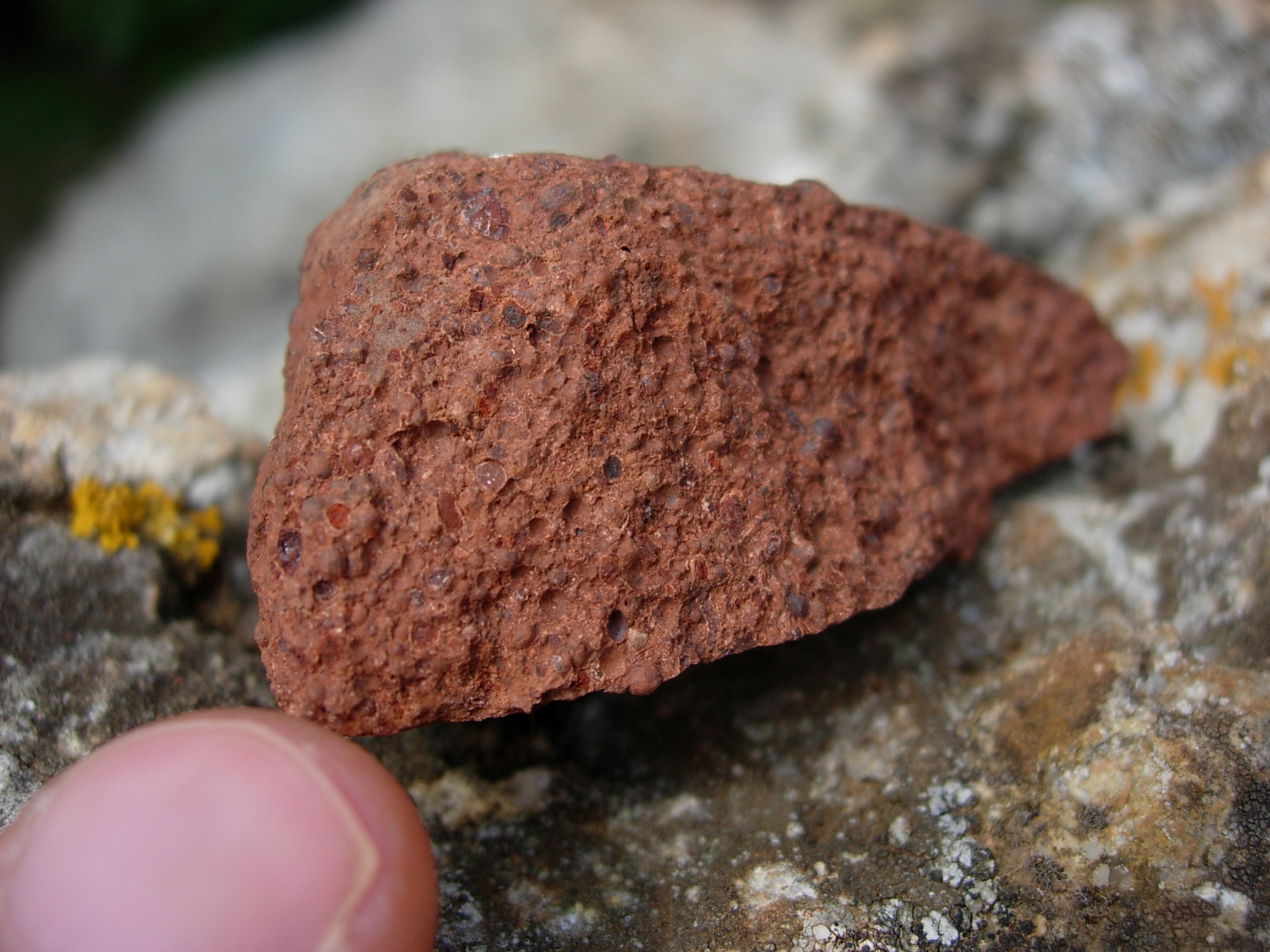 Bauxite trouvé dans l'Hérault. © Saphon, Wikimedia Commons, CC BY-SA 1.0 