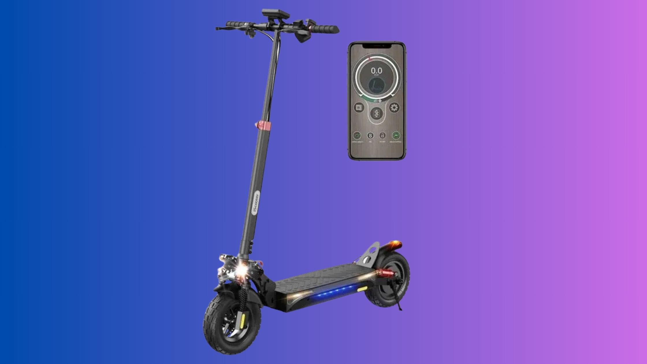 Profitez de la trottinette électrique iScooter iX4, un modèle performant à prix réduit, idéal pour vos déplacements urbains. © Cdiscount