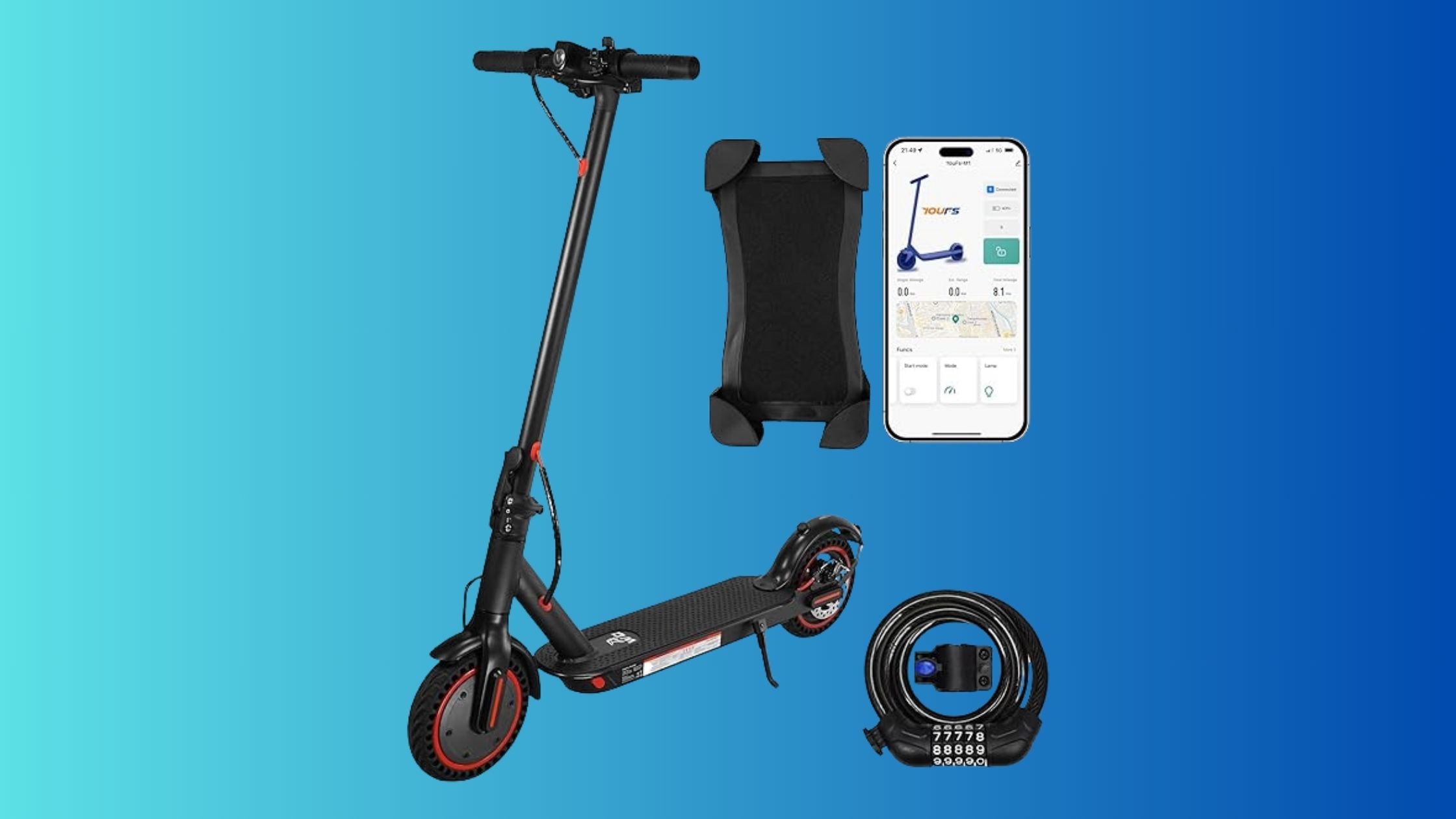 La trottinette électrique Oisseuoc est désormais disponible à moins de 150 € © Amazon
