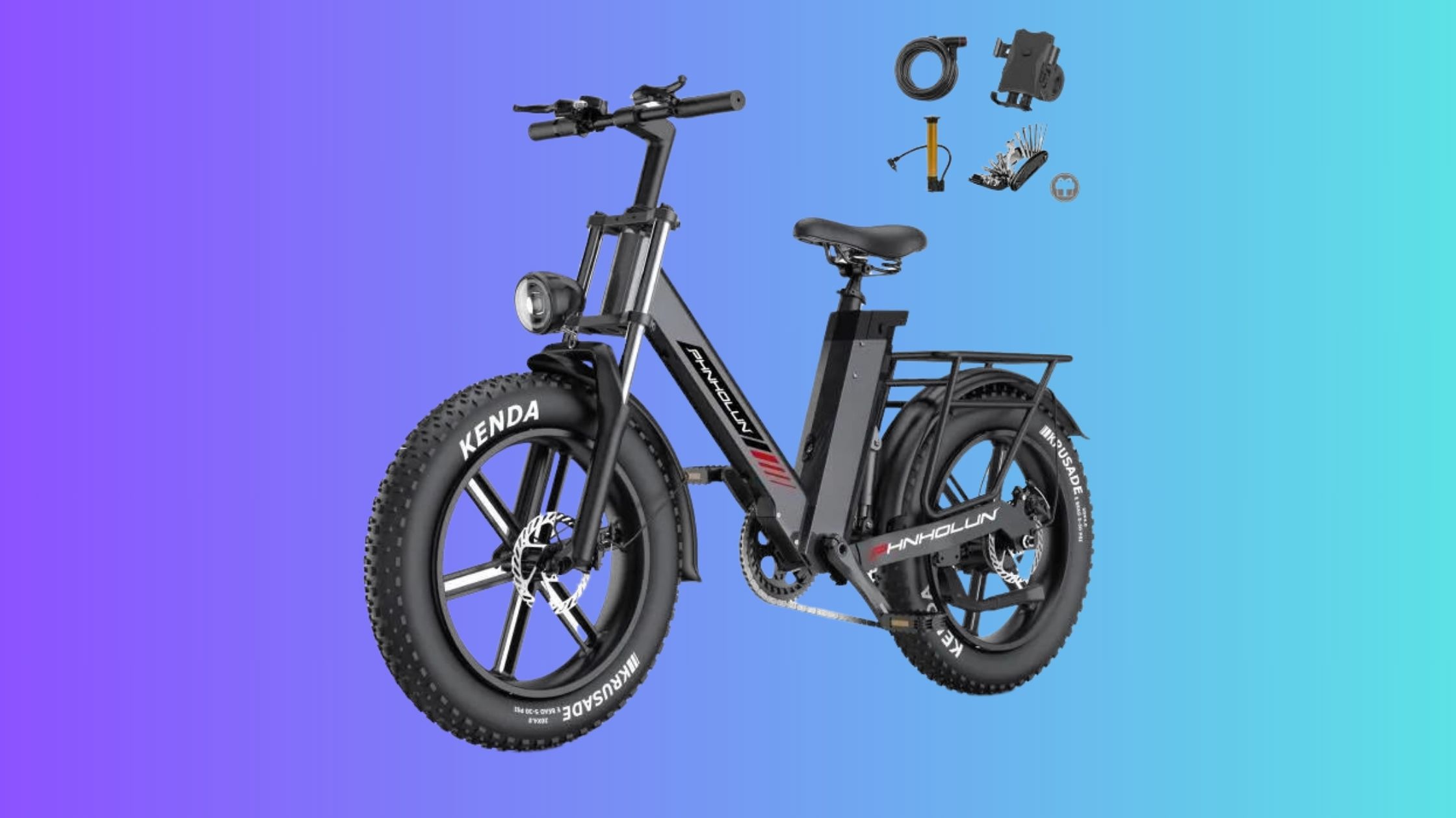 PHNHOLUN C6 PRO : -400 € sur ce vélo électrique tout terrain et écologique