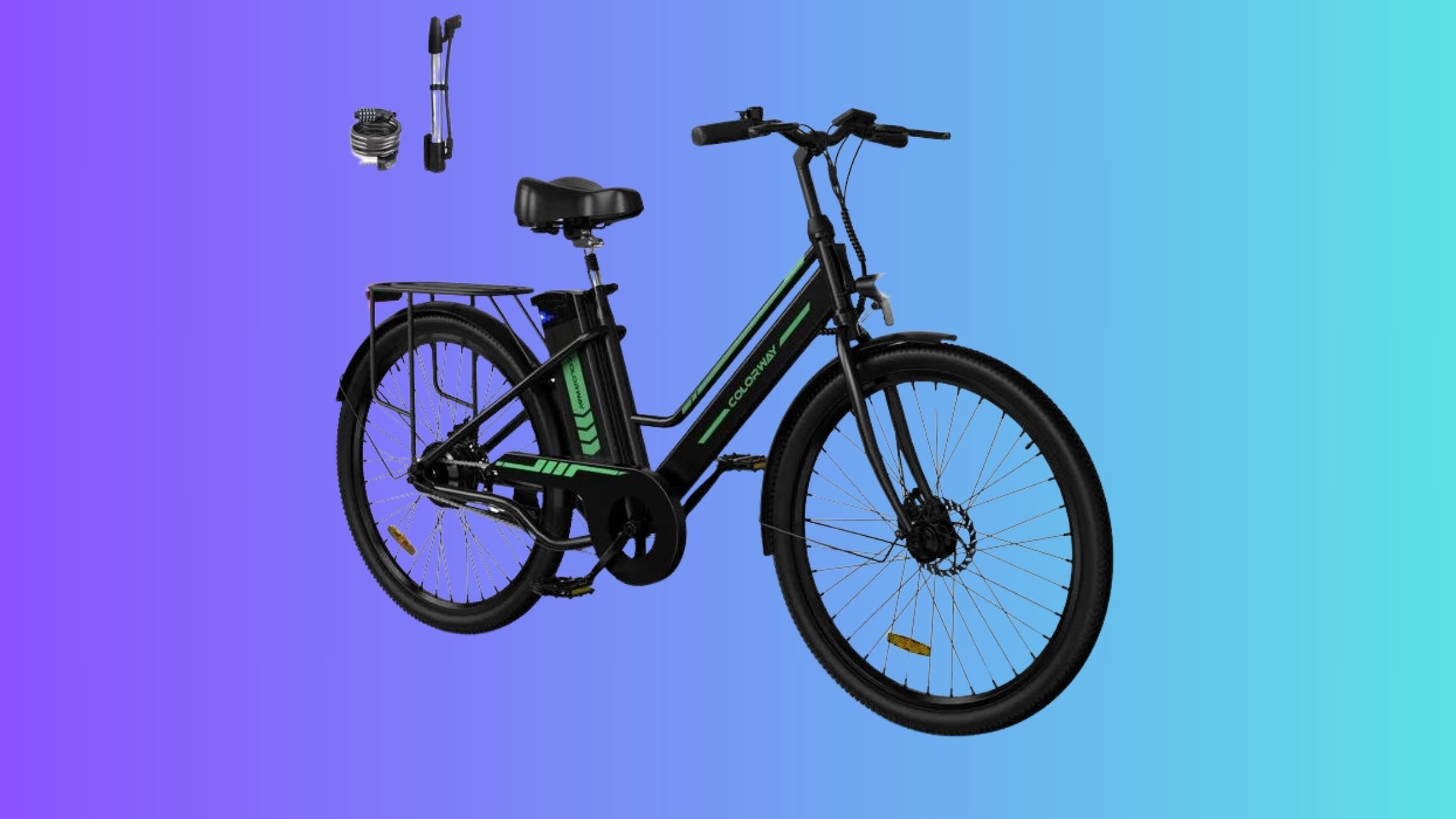 Bénéficiez d'une réduction de 500 € sur le vélo à assistance électrique COLORWAY à l'occasion des soldes d'été © Cdiscount