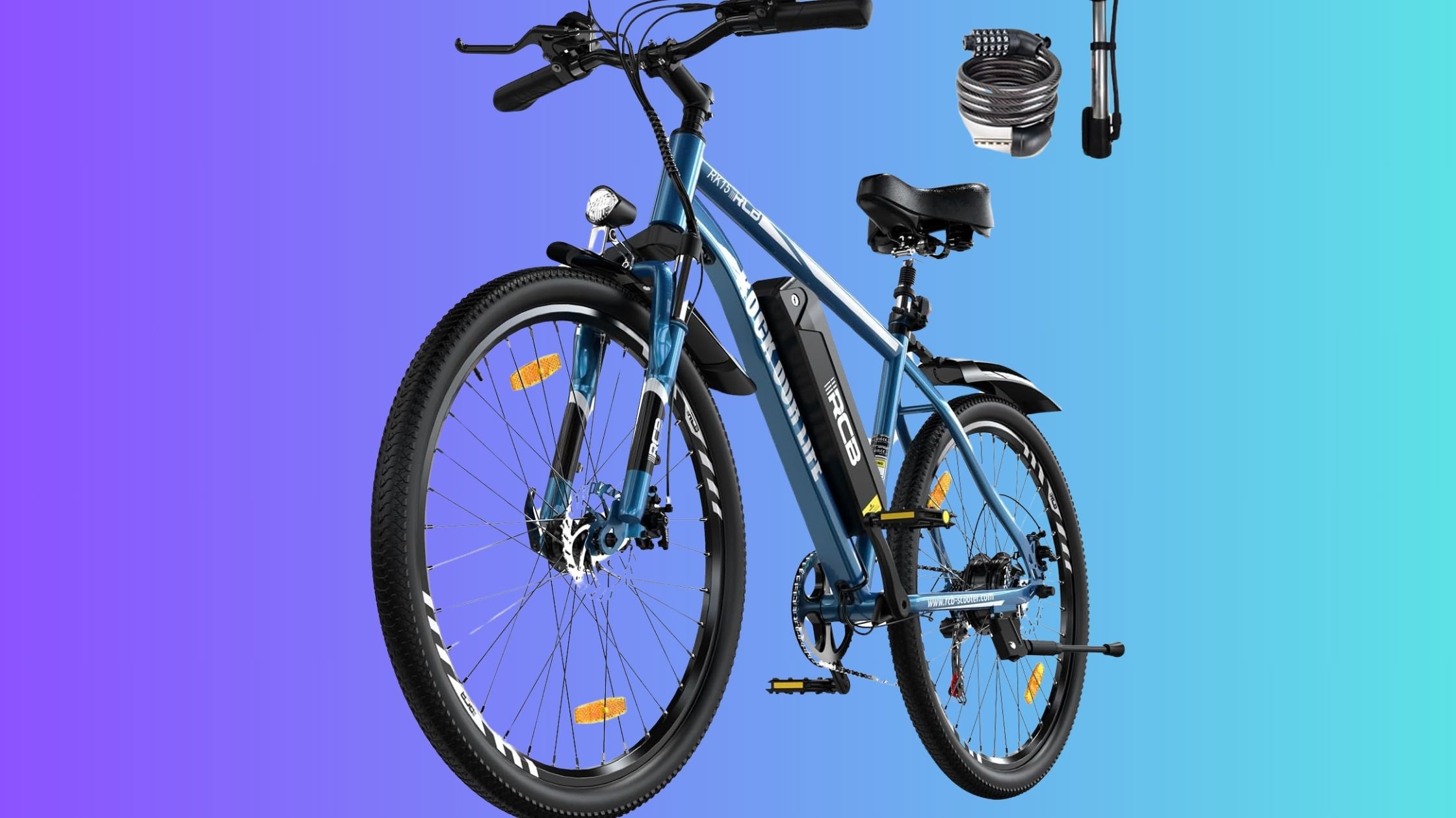 Soldes d'été : le vélo à assistance électrique RCB RK15 fait l'objet d'une belle promotion  © Amazon