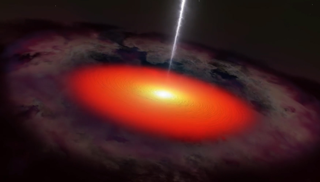 Les blazars, des trous noirs géants accélérateurs de rayons cosmiques