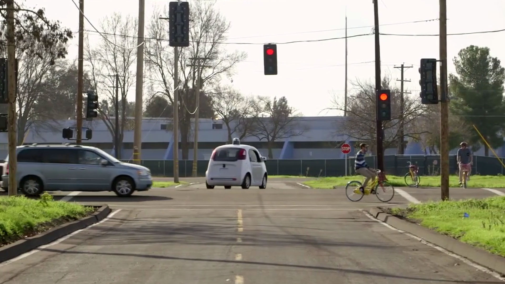 La voiture autonome de Google testée sur la voie publique