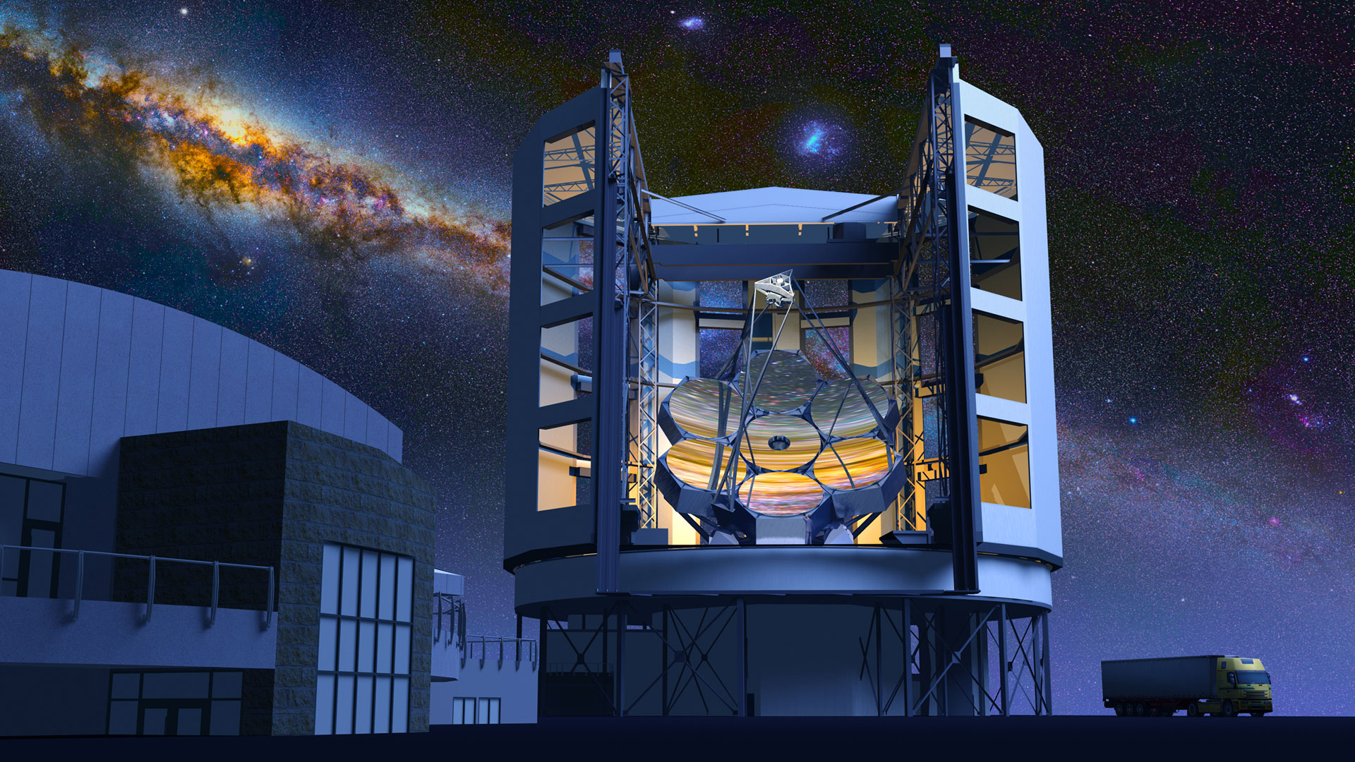 Le GMT, l'un des plus grands télescopes optiques du monde