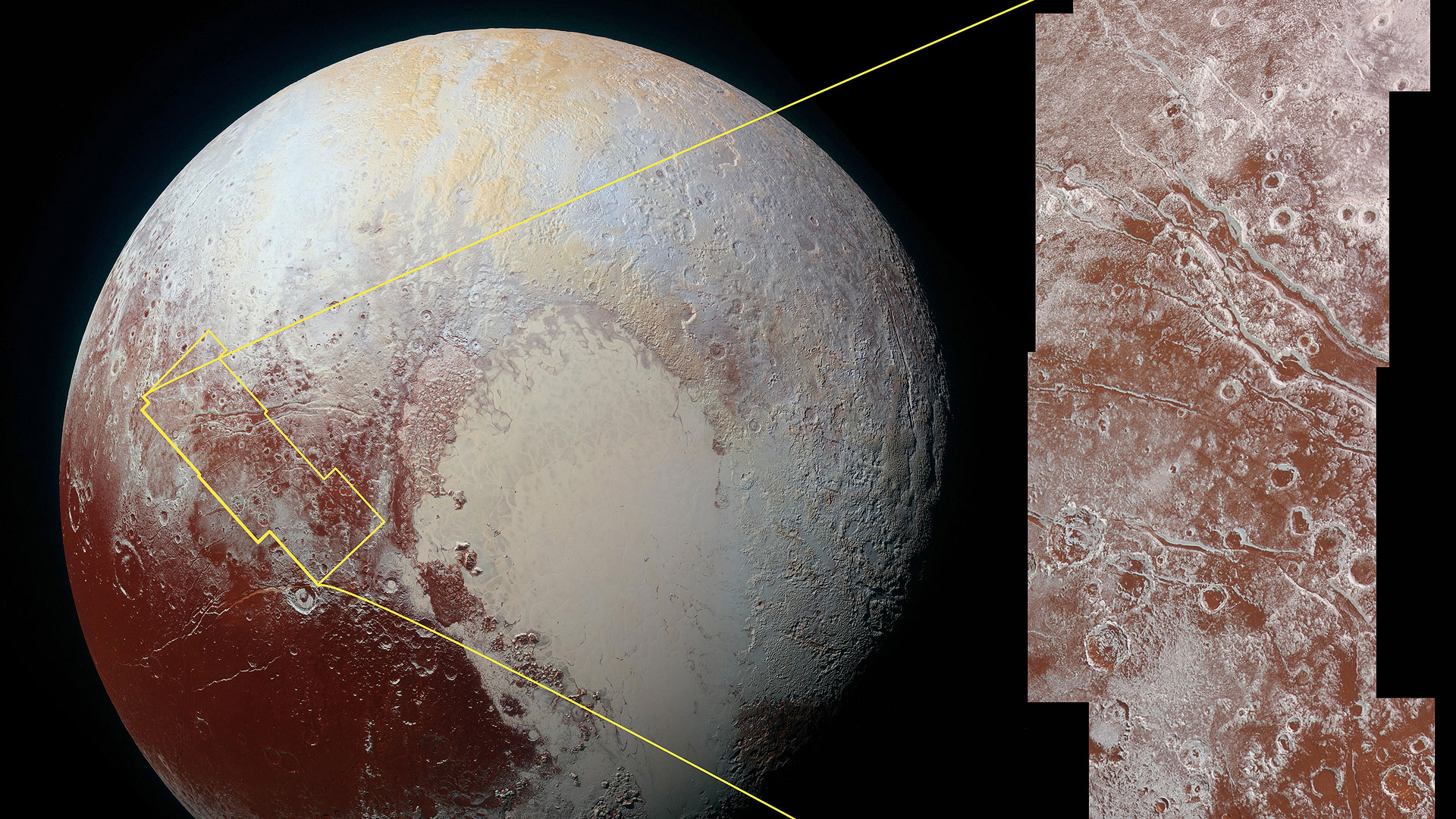 New Horizons capture des images de Pluton ultra-détaillées