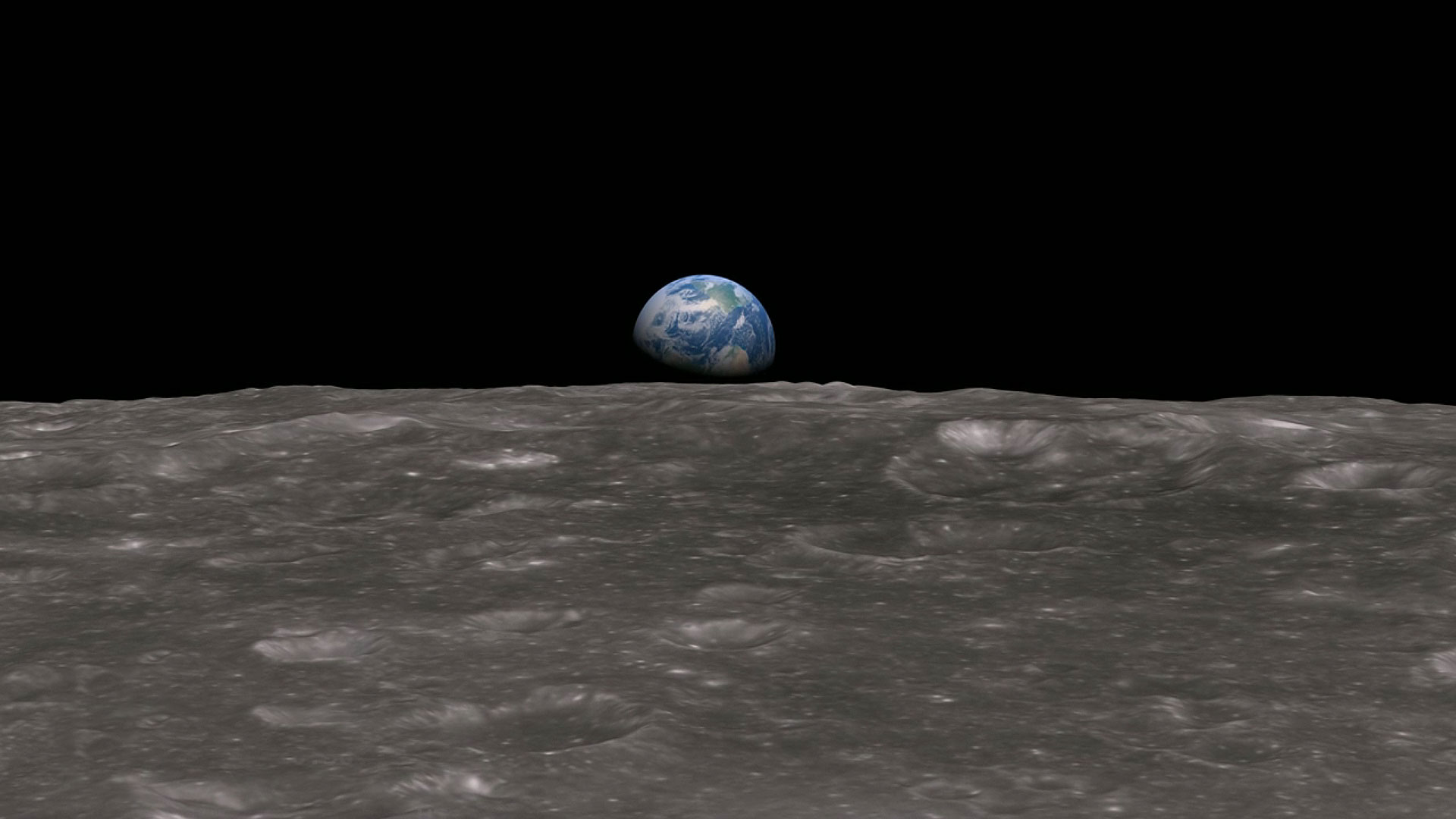 Premier lever de Terre vu de la Lune, 24 décembre 1968