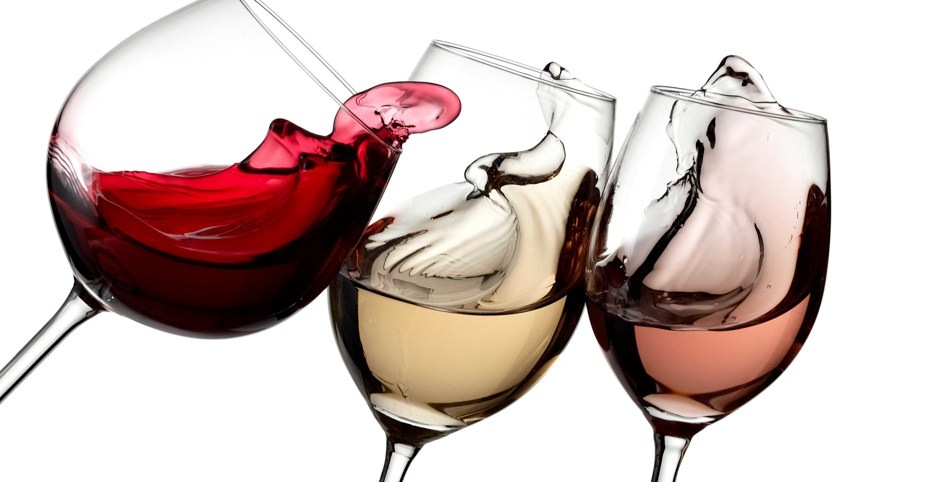 Ce n’est pas seulement leur couleur&nbsp;qui différencie vin rouge,&nbsp;vin&nbsp;blanc&nbsp;et&nbsp;vin&nbsp;rosé. © Mariyana M, Shutterstock