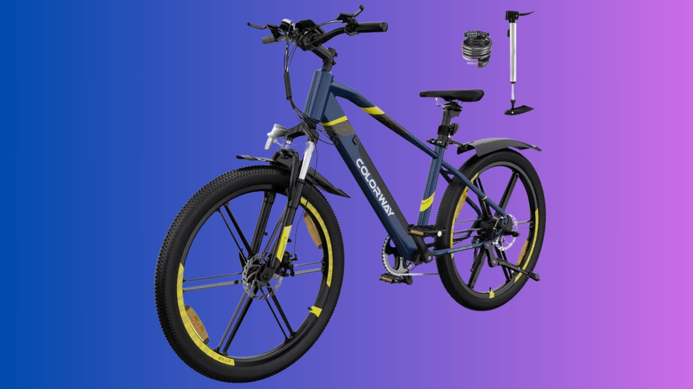  Le VTT Électrique Colorway BK7S est affiché à prix cassé : une offre à ne pas rater © Cdiscount