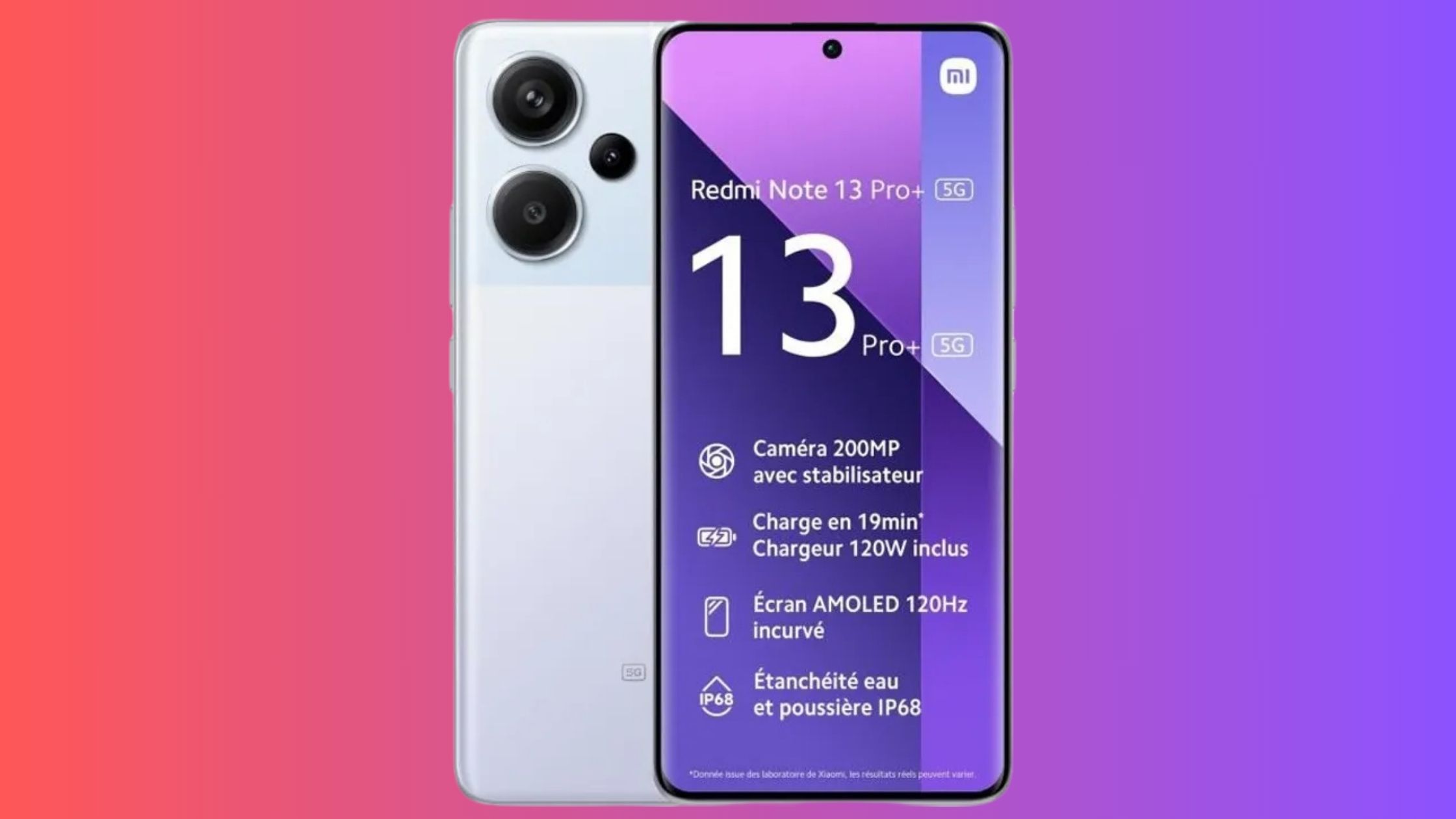 Le smartphone milieu de gamme Xiaomi Redmi Note 13 Pro+ est affiché à moins de 200 € © AliExpress